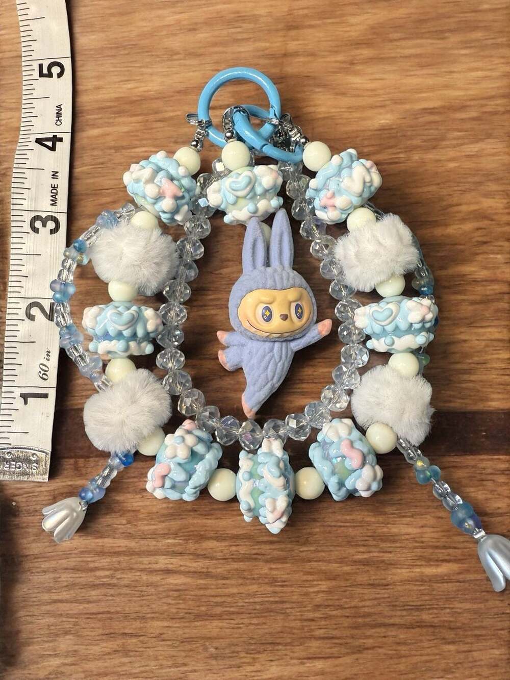 Labubus w/Vinyl Face Keychain or Bag Charm